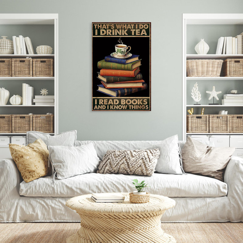 Impression sur toile, livres sur toile, H 36 po x l 24 po x P 1,25 po