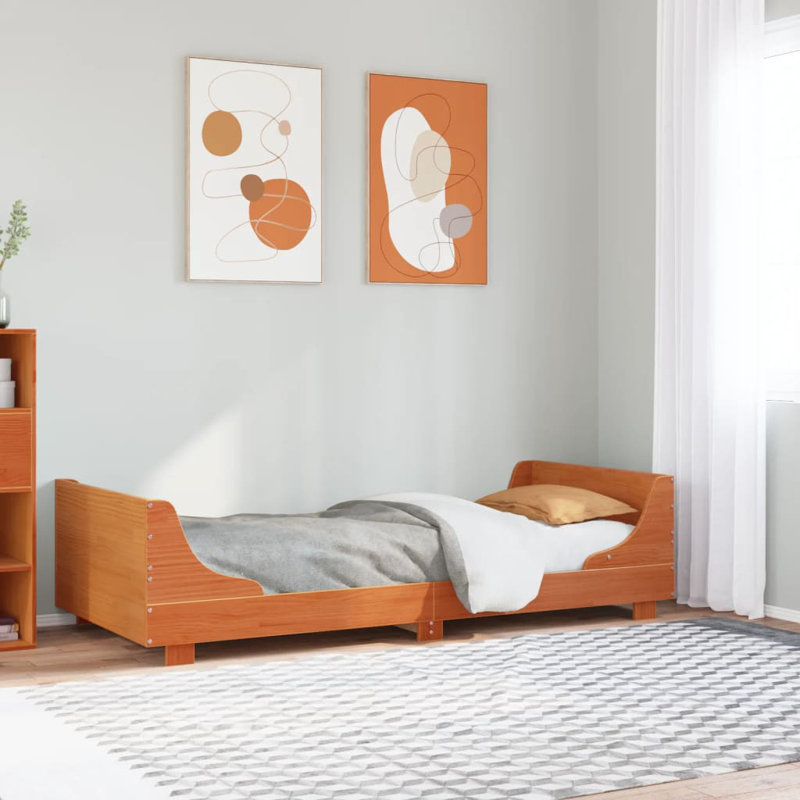 Whitten Bed, Double (4'6), Wax Brown