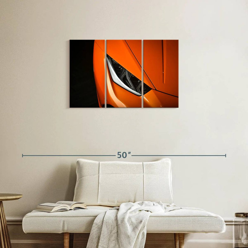 Mehar Car Headlights Close Up, 20" H x 33" W