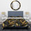 Ensemble de housse de couette Glittering Glamour Gaze Sparkling Gold Harmony