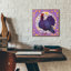  «Turken» par Jennie Smallenbroek, art mural en verre acrylique, 12 po x 12 po