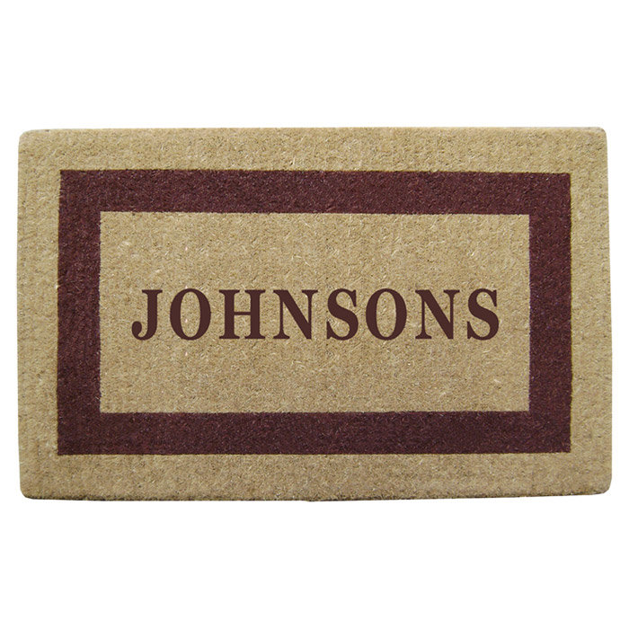 Tapis de porte d'extérieur personnalisé 30 po x 48 po Nedia Home, Oui