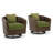 Patrica Horizon Hall Outdoor Swivel Lounge Chair With Cushion