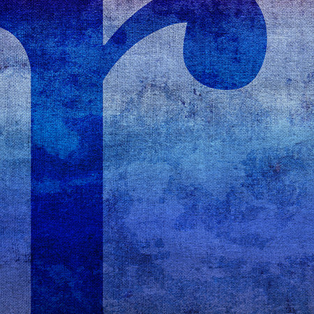 « tache », art textuel sur toile, H 18 po x l 18 po x P 1,5 po, r
