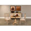 Square Solid Oak Dining Table-1707254033