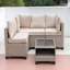 Combinaison de conversation en osier pour l'extérieur-109956829-109956830