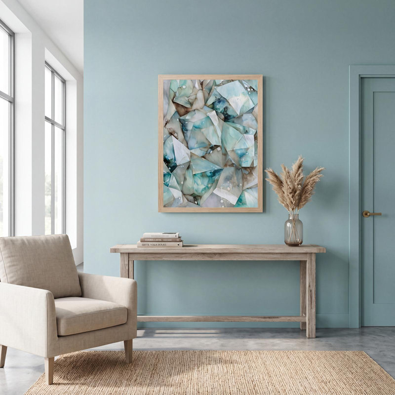 The Abstracted Gem, 30" H x 40" W