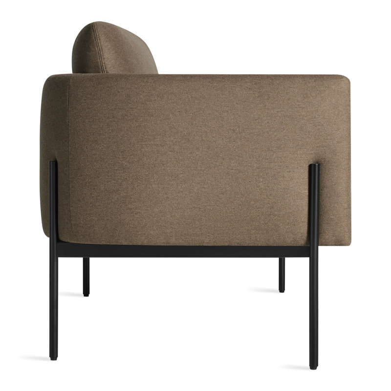 Getup Loveseat, Gabro Coffee Wool Blend