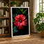 Glowing Hibiscus Botanical - Wrapped Canvas-72729093-72729339