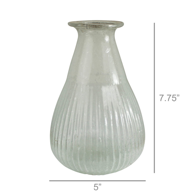 Vase de table Asif, H 7,75 po x l 5 po x P 5 po