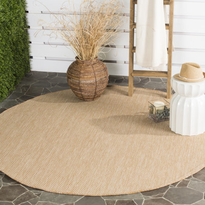Arneshia Beige Indoor/Outdoor Area Rug