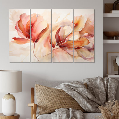 Vannes " Peach Petal Dance " 4 - Pieces