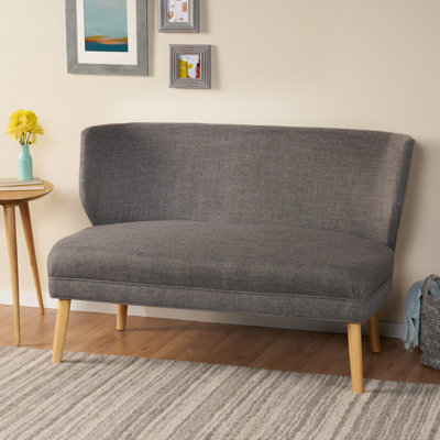Sulayman Armless Settee Embrace simple style and functional design with our charming upholstered loveseat 32.75 inches high x 51.5 inches wide x 30 inches deep