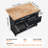 Kitchen Island Cart Storage Cabinet Serving with Drawer & Trash Cabinet