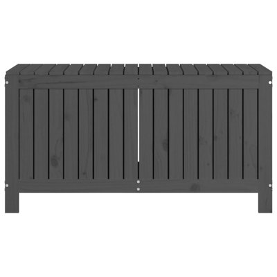 Ebern Designs Liggitt 115cm W 210L Water Resistant Pine Solid Wood Deck Box