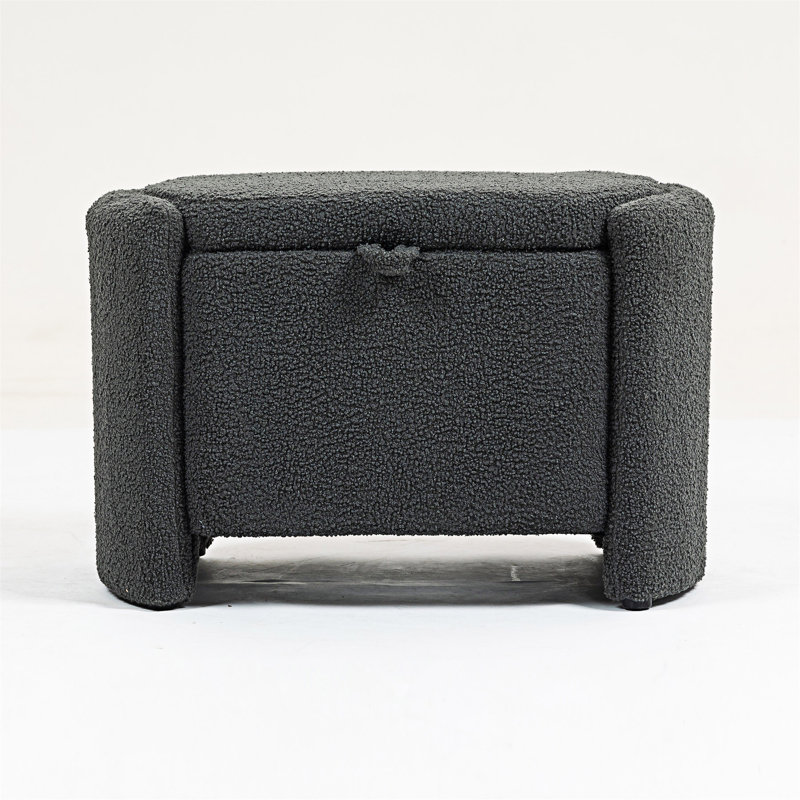 Chaise d'appoint rembourrée, Gris