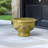 Anduze French Yellow Ceramic Round Planter with Drainage Hole-106669763