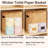 Handwoven Water Hyacinth Toilet Paper Storage Basket With Lid And Handles, Natural Bathroom Organizer Holds 4 Rolls, Durable Wicker Bathroom Storage Basket