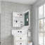 Pharmacie de salle de bain 24 po x 30 po avec miroir biseauté - intérieur spacieux, bois d'ingénierie, charnières, ouverture à droite, bords d'armoire blancs l 24 po x H 30 po, rangement généreux pour la porte, silencieux puissant-2045511776