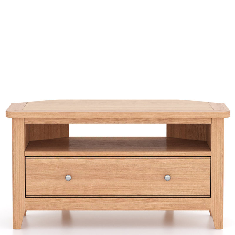 Emiline Unfinished Corner TV Stand for TVs up to 32"