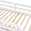 Lit simple superposé au dessus d'un lit double avec bureau-151748939
