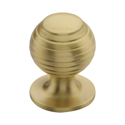 Heritage Brass Cabinet Knob Beehive Design