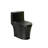 1.1/1.6 GPF Tornado Flush One-Piece Toilet Elongated, Siphonic S-trap 12",Soft Closing Seat, Button on Tank top ,Powerful Dual Flush MAP 1000g, Comfort Chair Seat ADA Height 17", Matte black-122554718