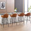Tabouret de bar en similicuir avec repose-pieds-1900270394
