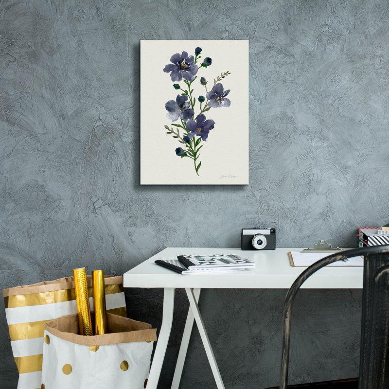 «Desert Flower Bouquet H» par Jean Plout, art mural sur toile, H 16 po x l 12 po x P 0,75 po