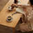 Table basse en bois massif avec rangement Karger