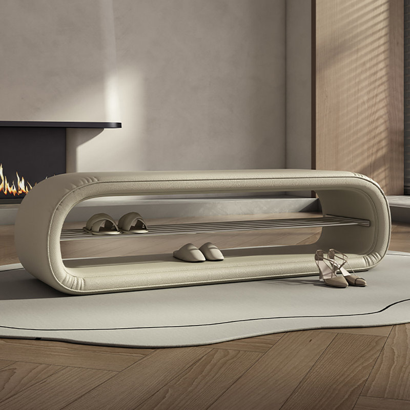 47.2'' Shoe Storage Bench, Beige