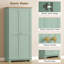 HOMCOM 172cm Kitchen Cupboard Freestanding Storage Cabinet-125415171
