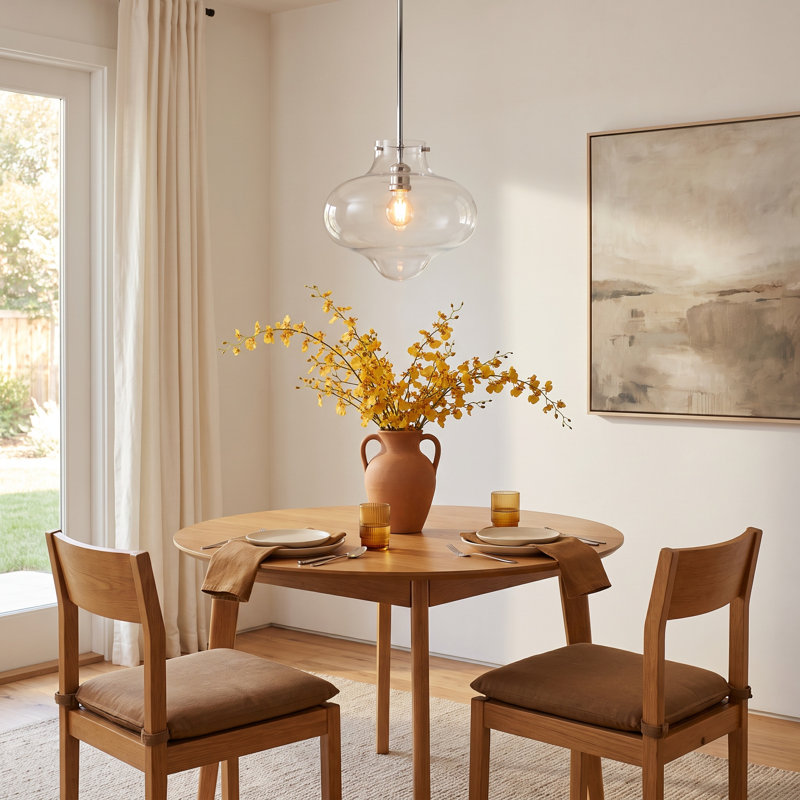 Marlana 1 - Light Single Schoolhouse Pendant