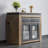 Modern Extendable Dining Table Rectangle Sideboard with Storage-1026184653