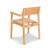 Enid Teak Solid Wood Outdoor Stacking Dining Armchair