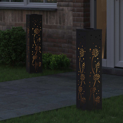 Solar Powered Steel Pathway Light
