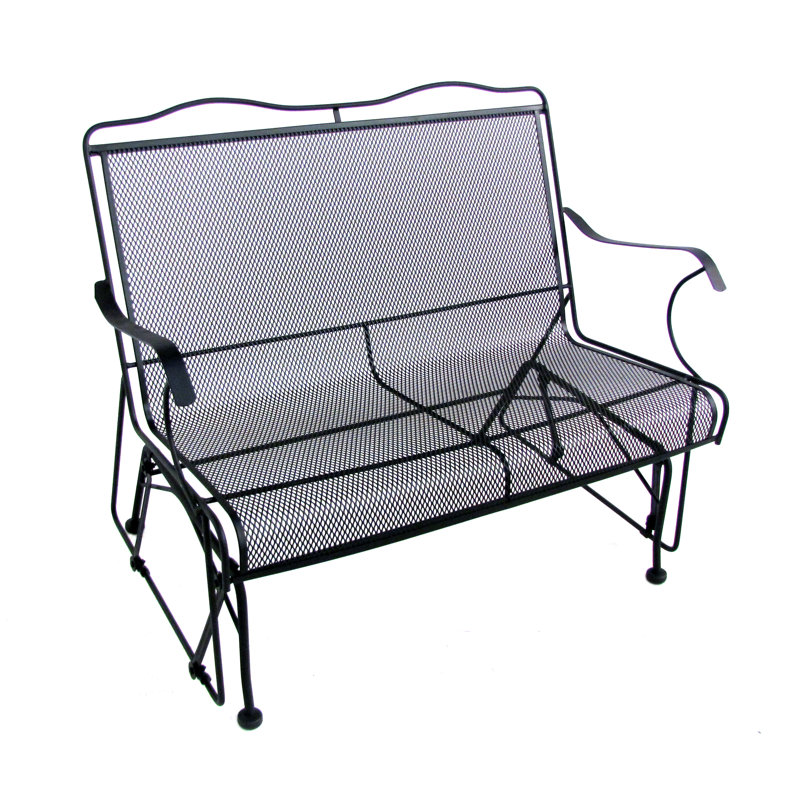 Redmond Powder Coated Steel Outdoor Glider