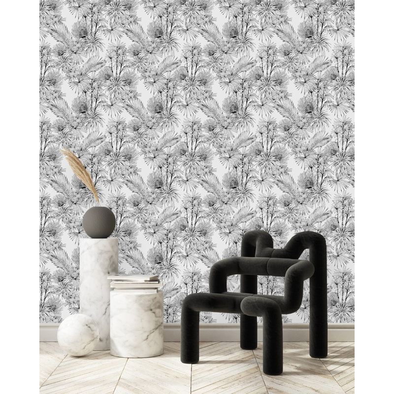 Kirollos Floral Tile, 2.08' W x 18.75' L