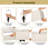 Tomisin USB Table Lamp with Linen Lampshade-1112222324-1137564180