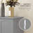 Cabinet 41" Kitchen Pantry Storage , Freestanding Kitchen Cabinet With 12-Door Shelves, Double Doors, 5-Tier Shelving And Adjustable Shelves, Paper Gray-166163843