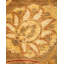 Tapis jaune / ivoire / brun noué à la main de conception unique 7 pi 10 po x 10 pi 1 po Vincenzina