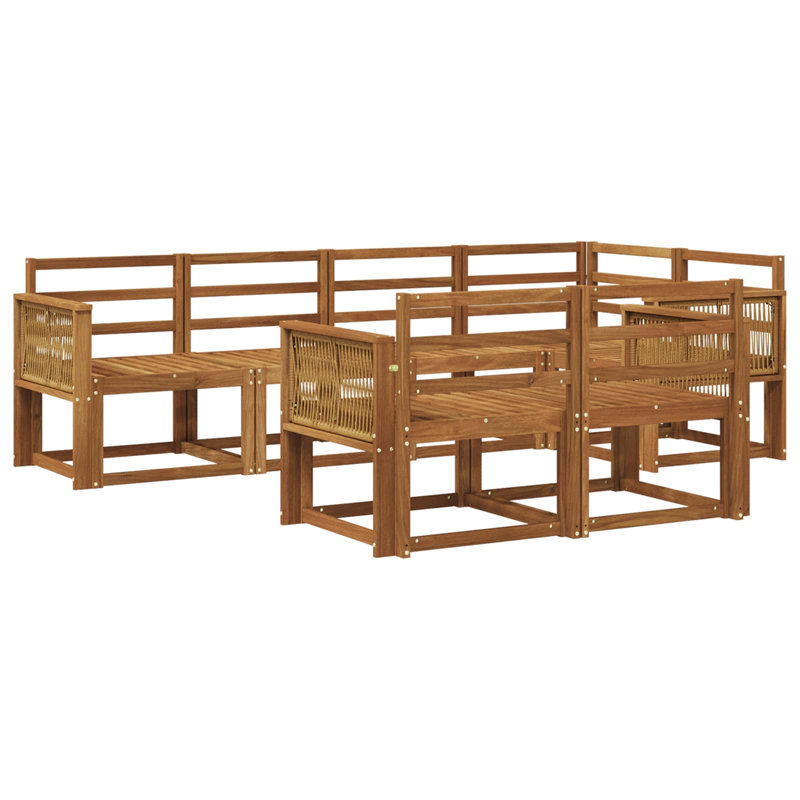 243cm Wide Patio Sectional, Natural