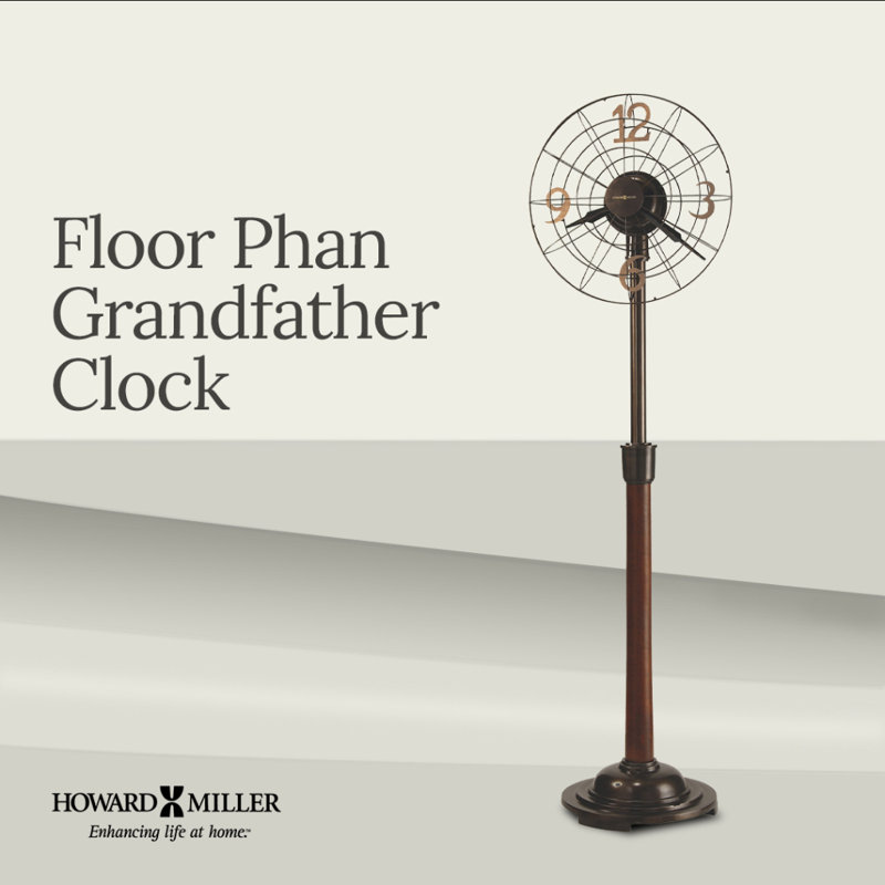 77.75'' Solid Wood Floor Clock