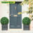 20 Inch 2 Packs Artificial Boxwood Topiary Ball UV Protection Faux Boxwood Decorative Balls for Indoor Outdoor-56212991-56212977