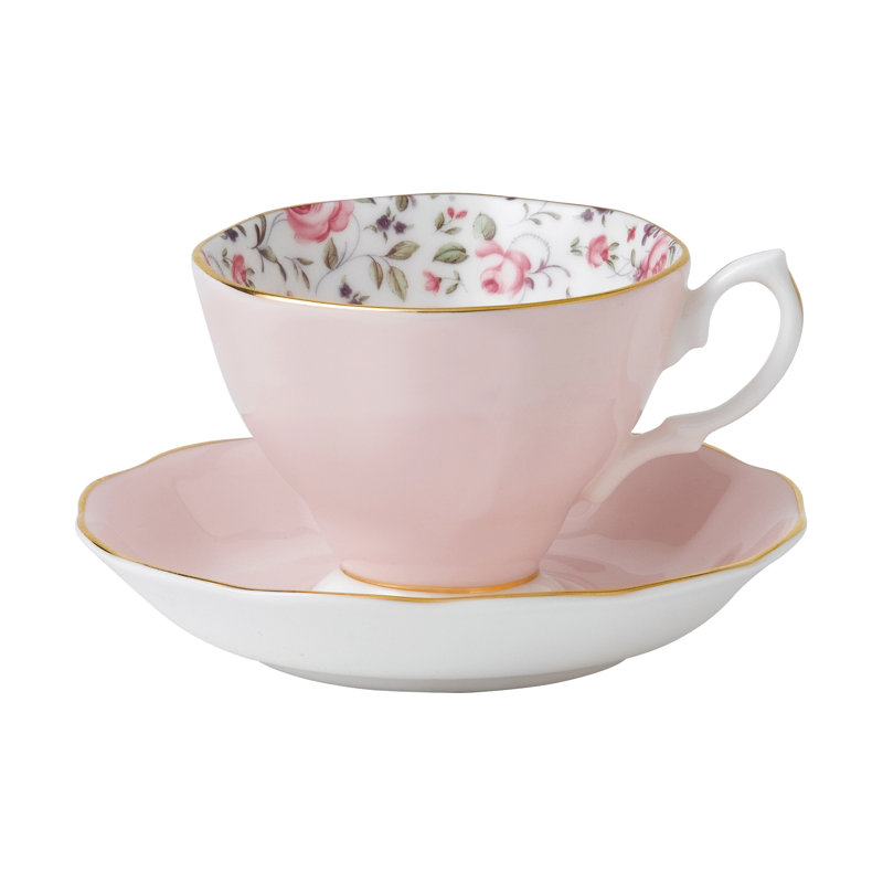 Royal Albert, Rose Confetti - Teacup & Saucer