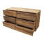Joyner Solid Wood 130 cm W Chest of 6 Drawers