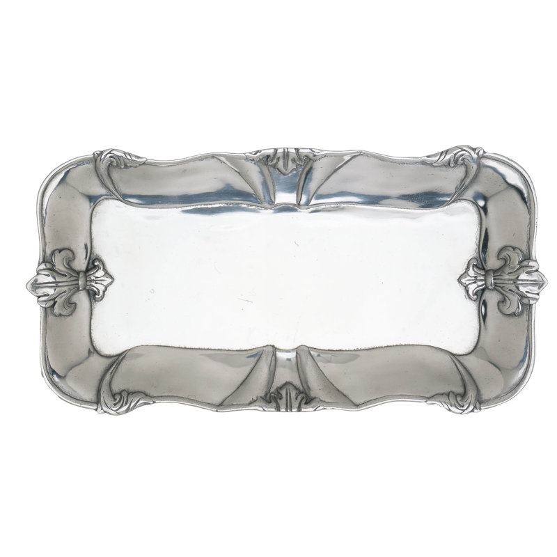 Fleur De Lis Metal Tray
