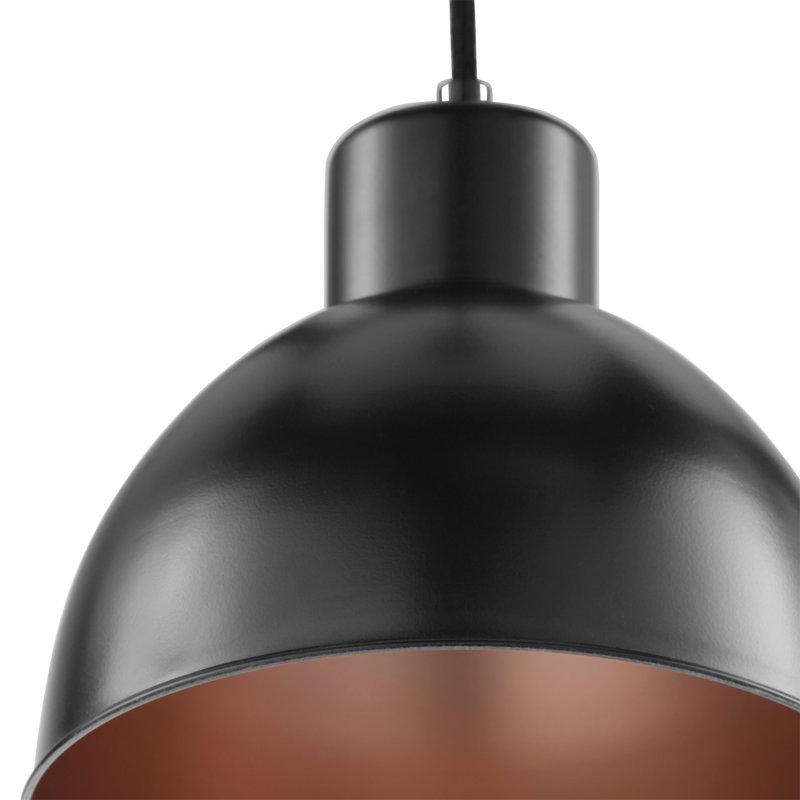 Abrielle 1 - Light Dome Pendant, Black