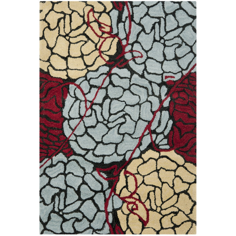Tapis en laine touffeté à la main Tanner Wyndham, Rectangle 6 pi x 9 pi