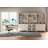 2 Piece Office Set, 56" Executive Desk & Set Of 2 Bookcases With Drawers-70496807